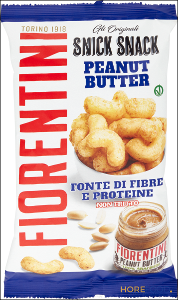 FIORENTINI SNICK SNACK CORNETTI DI MAIS CREMA DI ARACHIDI 70 GR