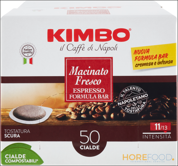KIMBO MACINATO FRESCO CIALDE X50