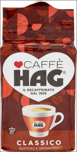 HAG CAFFÈ DEK CLASSICO 250 GR