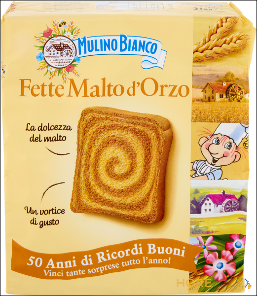 MULINO BIANCO FETTE BISCOTTATE MALTO D'ORZO 315 GR