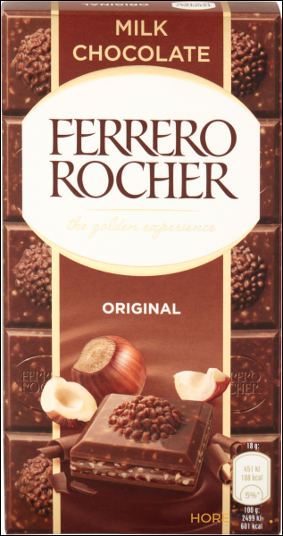 Tavoletta Latte con Nocciole, 90 g - FERRERO ROCHER
