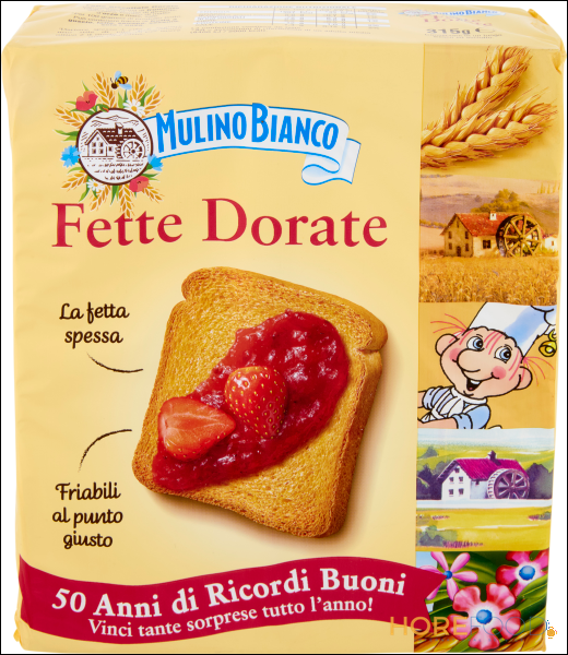 MULINO BIANCO FETTE BISCOTTATE DORATE X36 315 GR