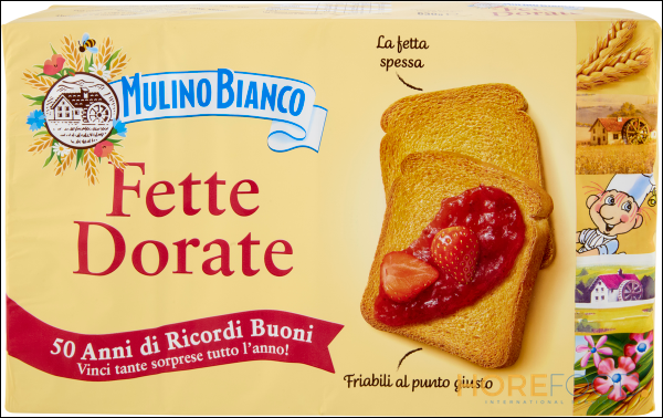 MULINO BIANCO FETTE BISCOTTATE DORATE X72 630 GR