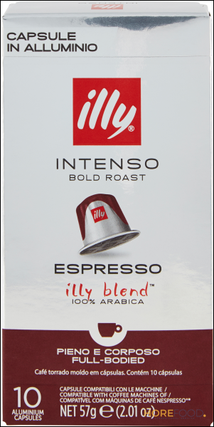 ILLY CAFFE' INTENSO X 10 CAPSULE NESPRESSO 57 PZ
