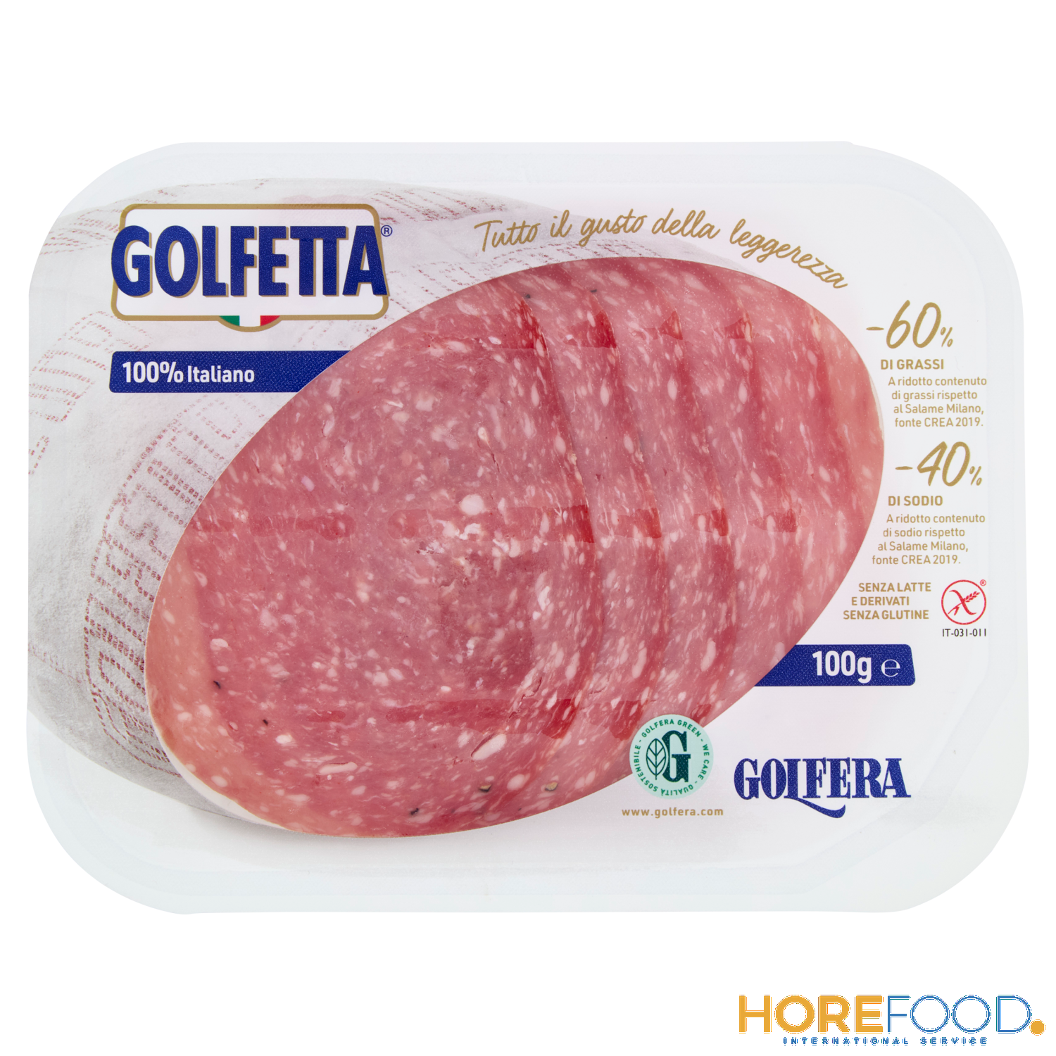 GOLFERA GOLFETTA AFFETTATO 100 GR