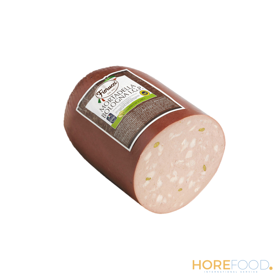 FIORUCCI MORTADELLA BOLOGNA IGP CON PISTACCHI 1/2 SV AL KG