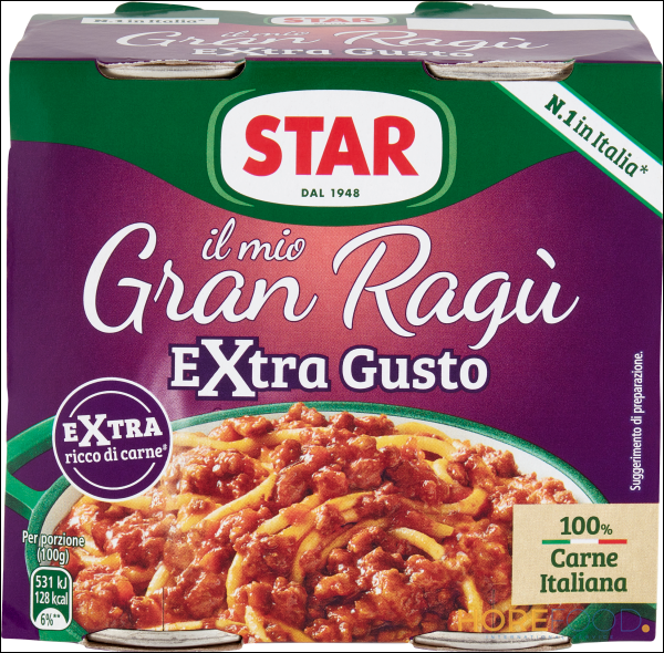 STAR RAGÙ EXTRARAGU 180GR X2 360 GR