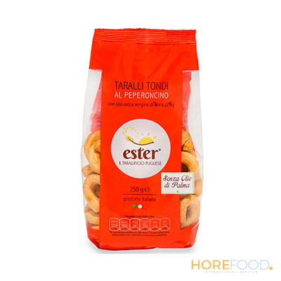 ESTER TARALLI AL PEPERONCINO 250 GR