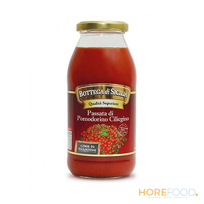 BOTTEGA DI SICILIA PASSATA DI CILIEGINO BASILICO 500 GR
