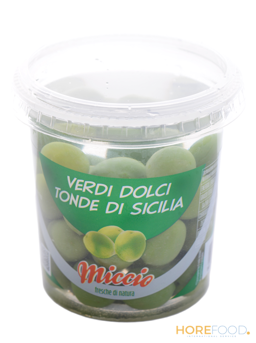 MICCIO OLIVE VERDI TONDE SICILIA 200 GR