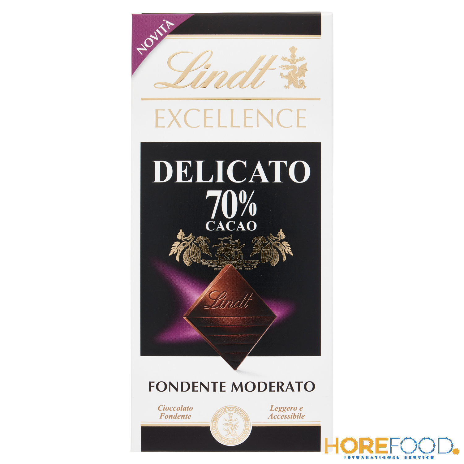 Tavoletta Delicato 70% Fondente Moderato, 100 g - LINDT