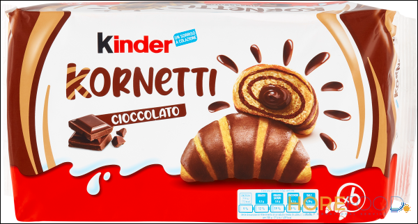 KINDER KORNETTI AL CIOCCOLATO 270 GR