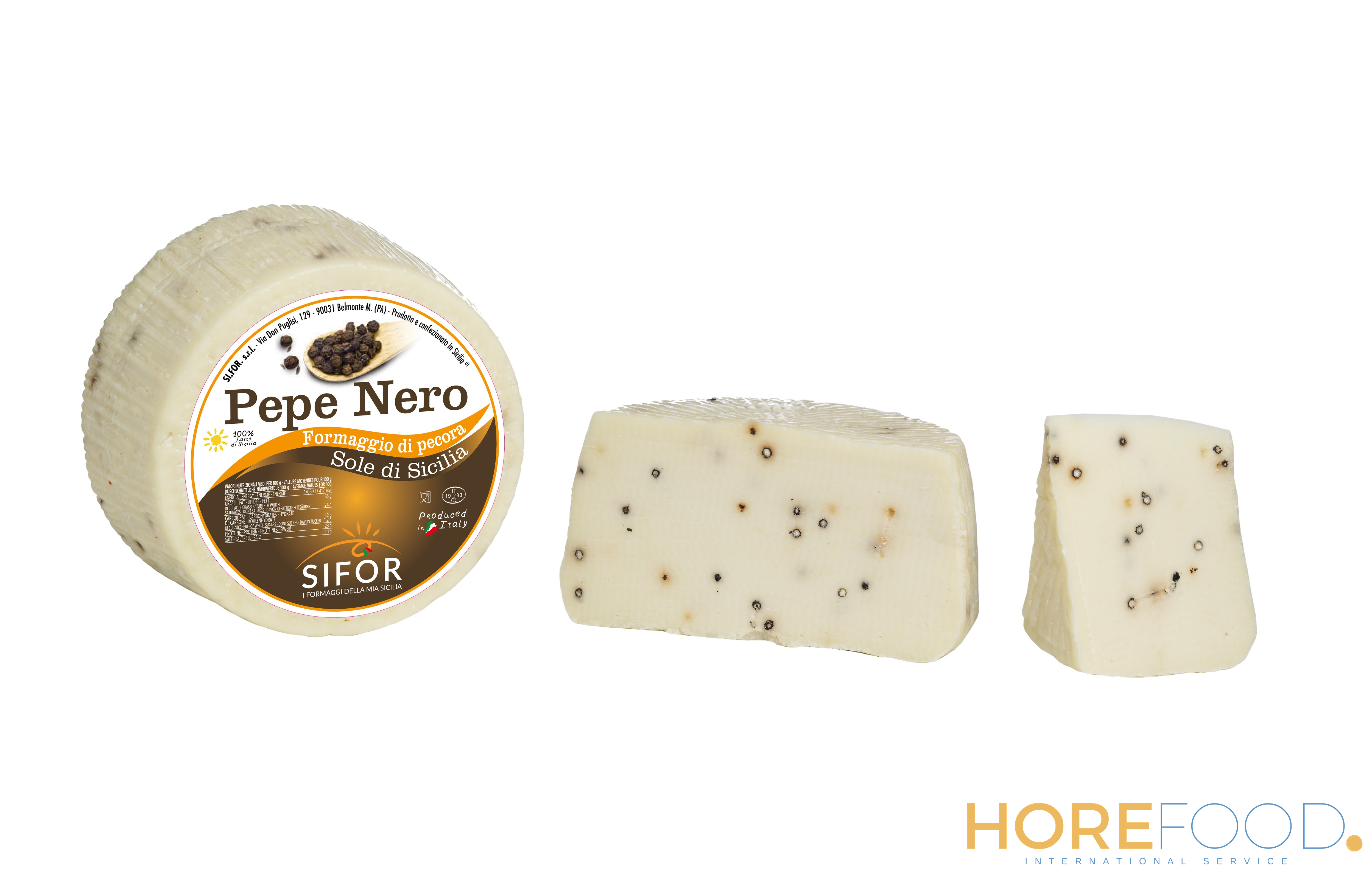 SIFOR PECORINO PRIMOSALE PEPATO AL KG