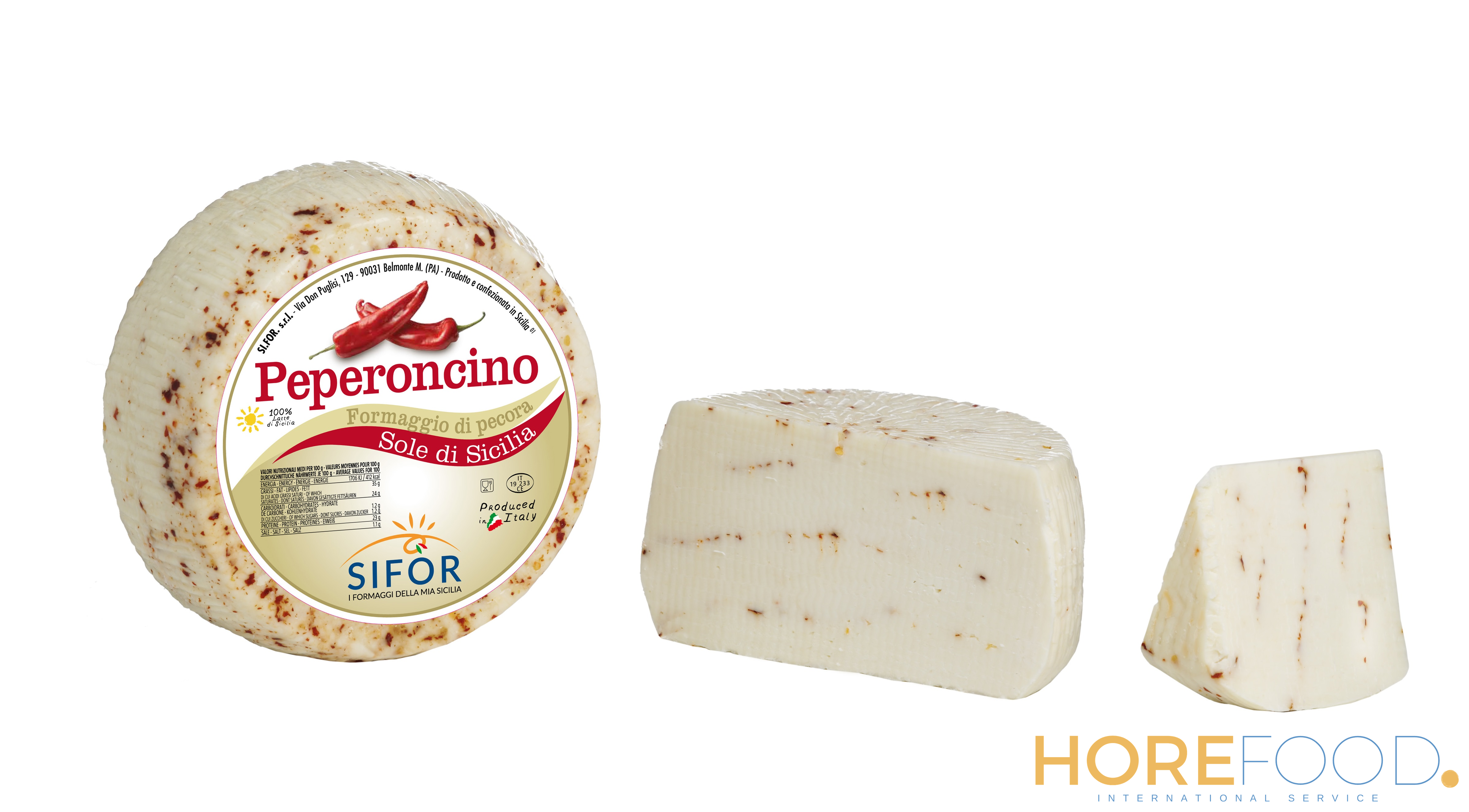 SIFOR PECORINO PRIMOSALE PEPERONCINO AL KG