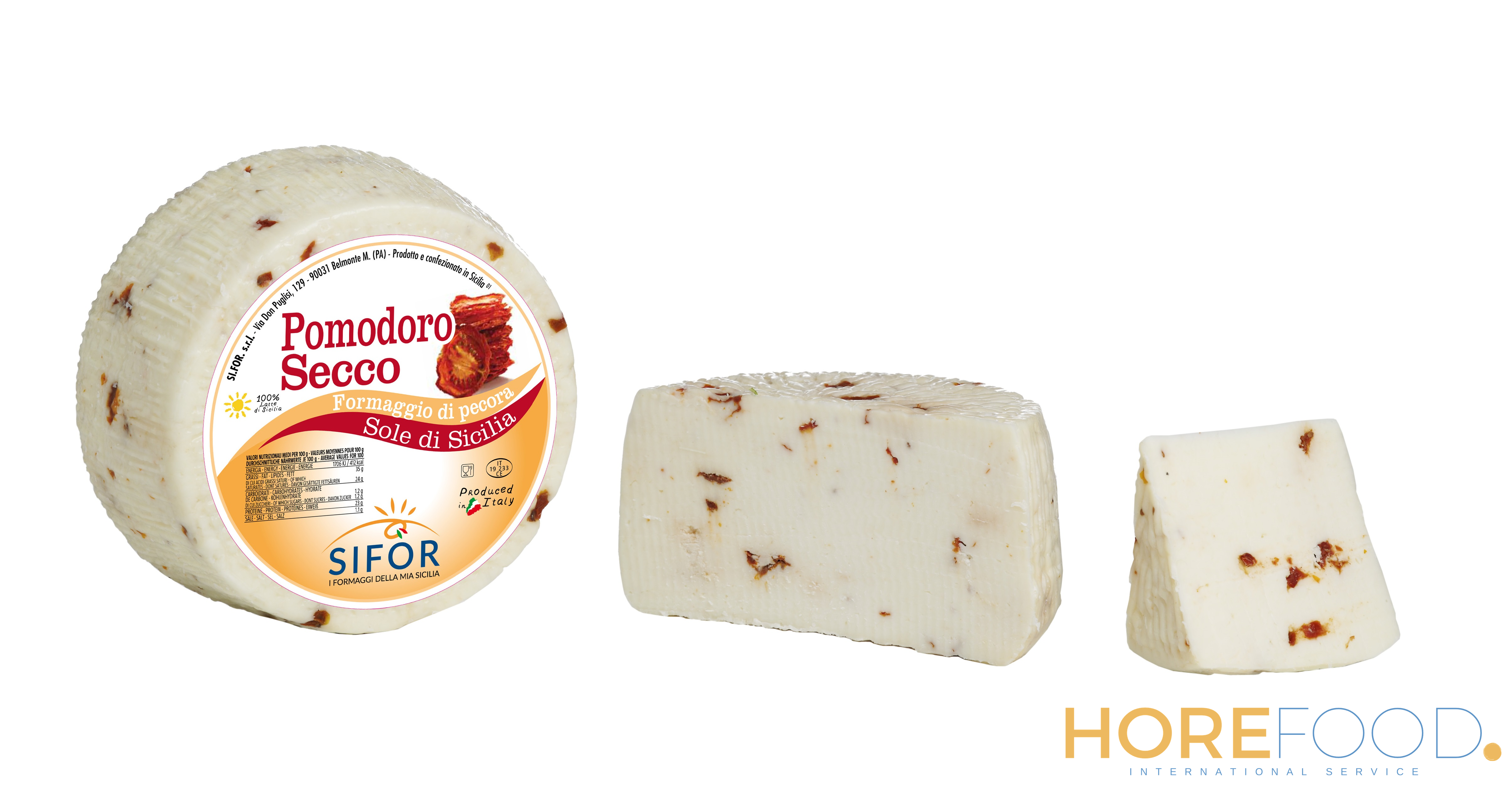 SIFOR PECORINO PRIMOSALE POMODORINI SECCHI AL KG