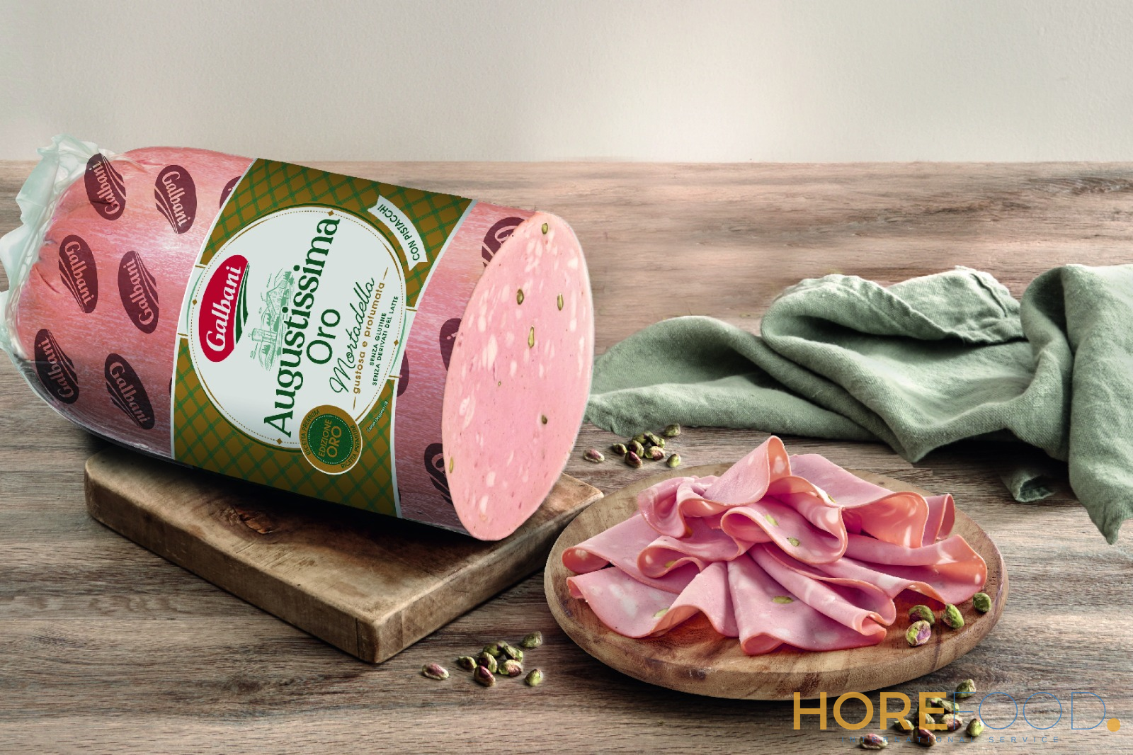 GALBANI MORTADELLA AUGUSTISSIMA ORO CON PISTACCHIO AL KG