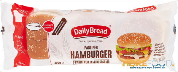 DAILYBREAD BURGER SESAMO 300 GR