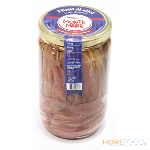 MONTE MARE FILETTI DI ALICI 720 GR