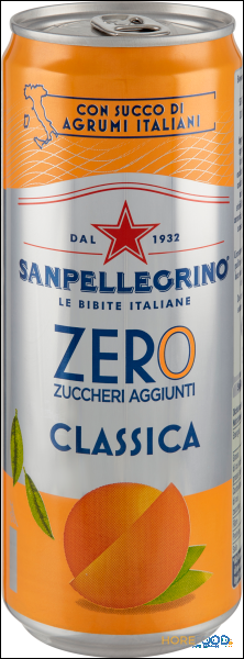 SANPELLEGRINO ARANCIATA ZERO 330 ML
