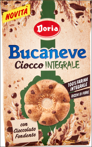 DORIA BUCANEVE CIOCCO INTEGRALE 300 GR