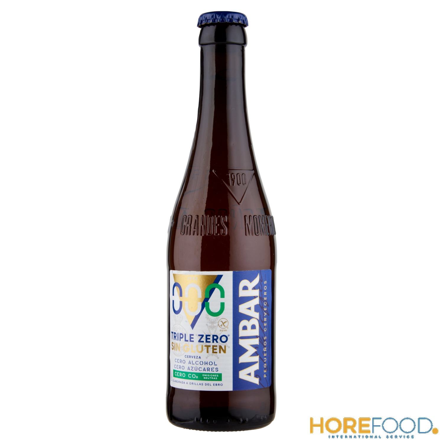 AMBAR BIRRA 0,0% GLUTEN FREE 330 ML