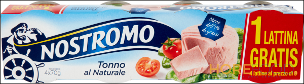 NOSTROMO TONNO AL NATURALE 70X3+1 280 GR