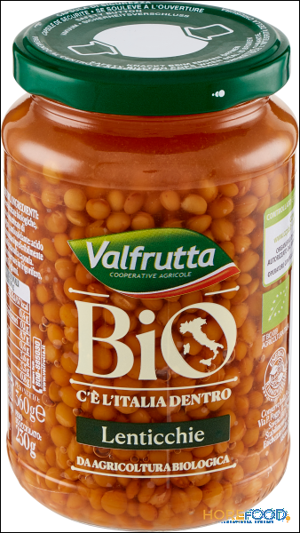 VALFRUTTA LENTICCHIE BIO 360 GR
