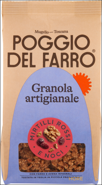 POGGIO DEL FARRO GRANOLA ARTIGIANALE MIRTILLI ROSSI E NOCI 250 GR