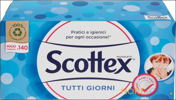 SCOTTEX FAZZOLETTI BOX 2 VELI 140 PZ