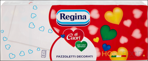 REGINA FAZZOLETTI CUORI 10 PZ