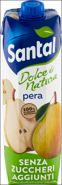 SANTAL DOLCE NATURA PERA SENZA ZUCCHERI AGGIUNTI 1.000 ML