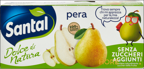 SANTAL PERA BRICK SENZA ZUCCHERI AGG. 3 X 200GR - 600 GR