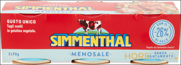 SIMMENTHAL MENO SALE 90X3 270 GR