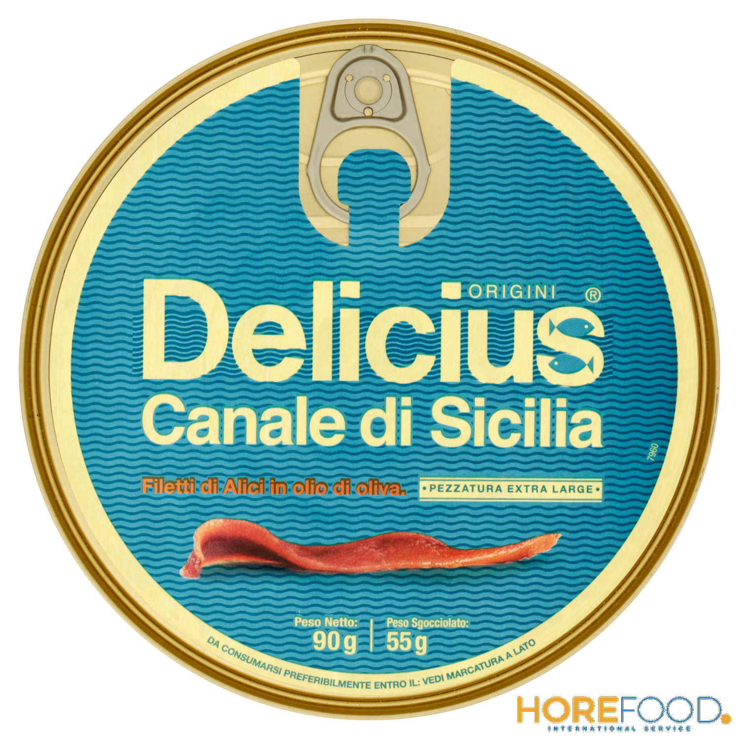 DELICIUS ALICI SICILIA XL 90 GR