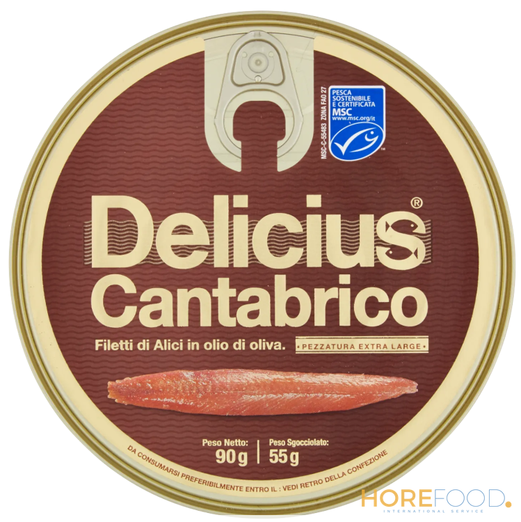 DELICIUS ALICI DEL CANTABRICO 90 GR