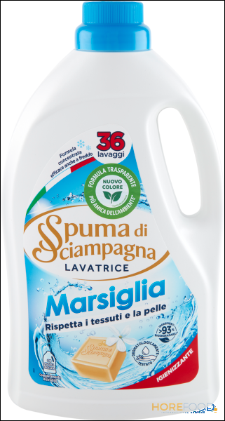 SPUMA DI SCIAMPAGNA IGIENIZZANTE MARSIGLIA 36LAVAGGI 1.620 ML