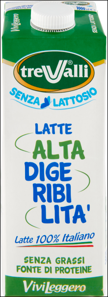 TREVALLI LATTE ALTA DIGERIBILITÀ SENZA LATTOSIO 1.000 ML