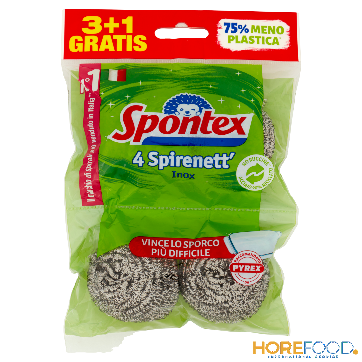 SPONTEX SPIRENETT' INOX 4 PZ