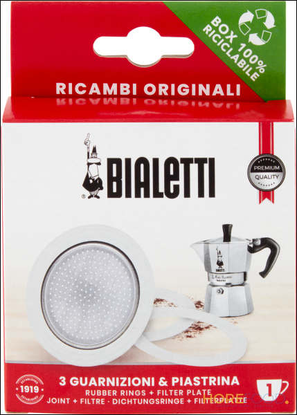 BIALETTI GUARNIZ.+FILTRO 1TZ 1 PZ