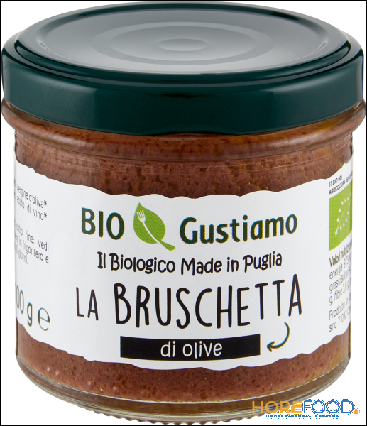 BIO GUSTIAMO CREMA DI OLIVE NERE 100 GR