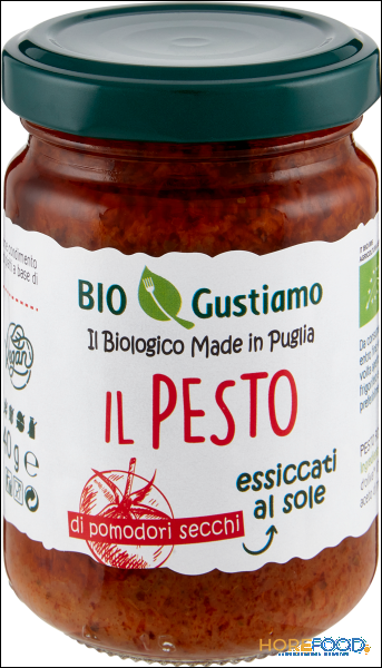 BIO GUSTIAMO PESTO DI POMODORI SECCHI 140 GR
