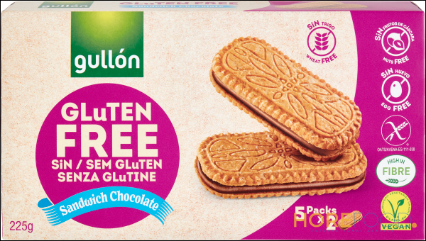 GULLON SANDWICH CIOCCOLATO SENZA GLUTINE 220 GR
