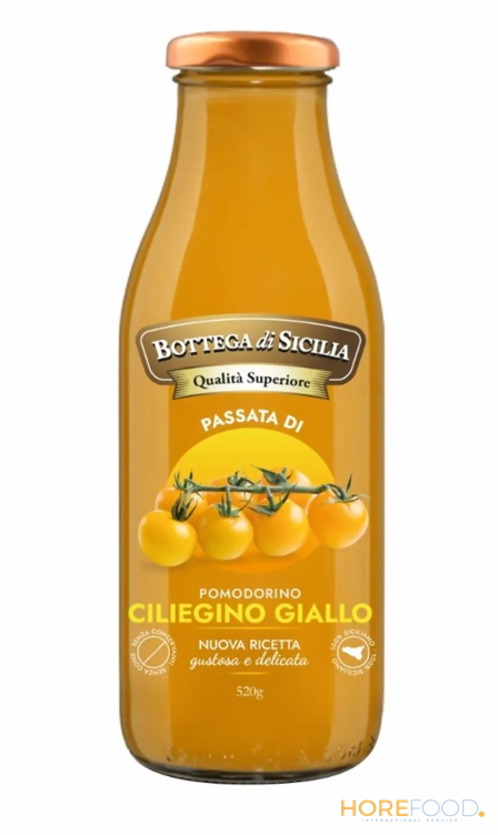BOTTEGA DI SICILIA PASSATA CILIEGINO GIALLO 520 GR