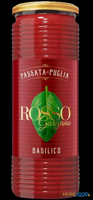 ROSSOGARGANO PASSATA BASILICO 690 GR