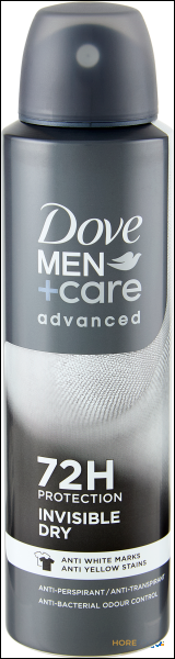 DOVE DEO MEN SPRAY INSIBLE DRY 150 ML