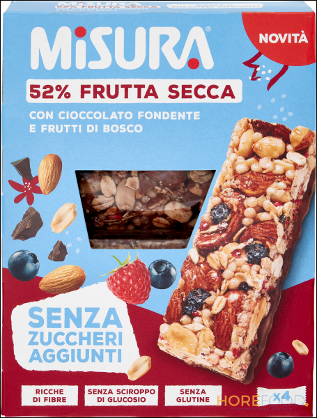 MISURA BARRETTE CON FRUTTA SECCA 120 GR
