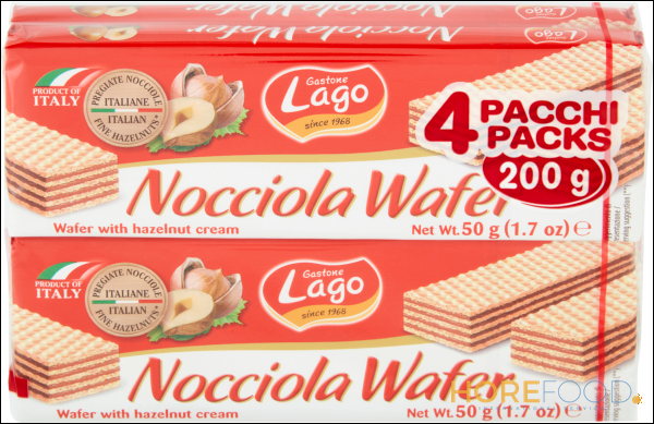 LAGO WAFER NOCCIOLA 50X4