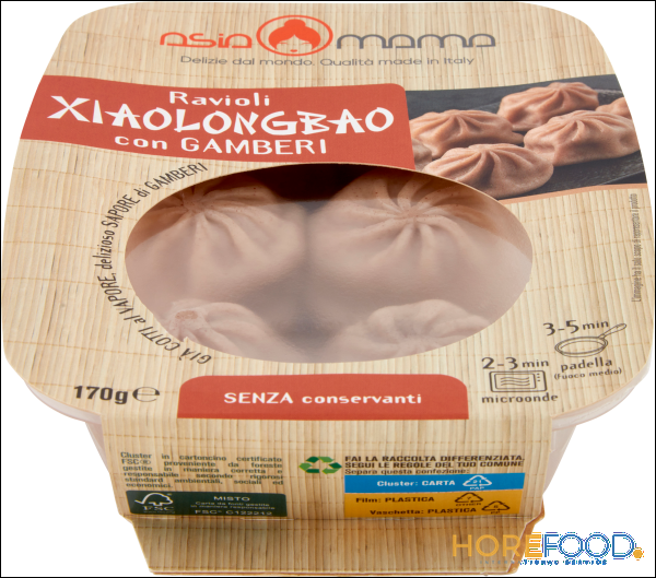 ASIAMAMA RAVIOLI XIAOLONBAO CON GAMBERI 170 GR