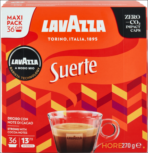 LAVAZZA A MODO MIO SUERTE 36CAPS 270 GR