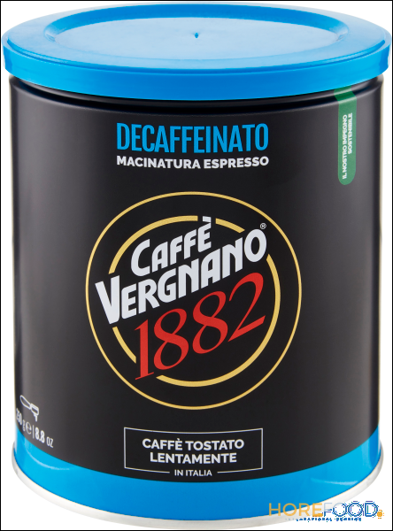 CAFFE VERGNANO DECAFFEINATO TOSTATO 250 GR